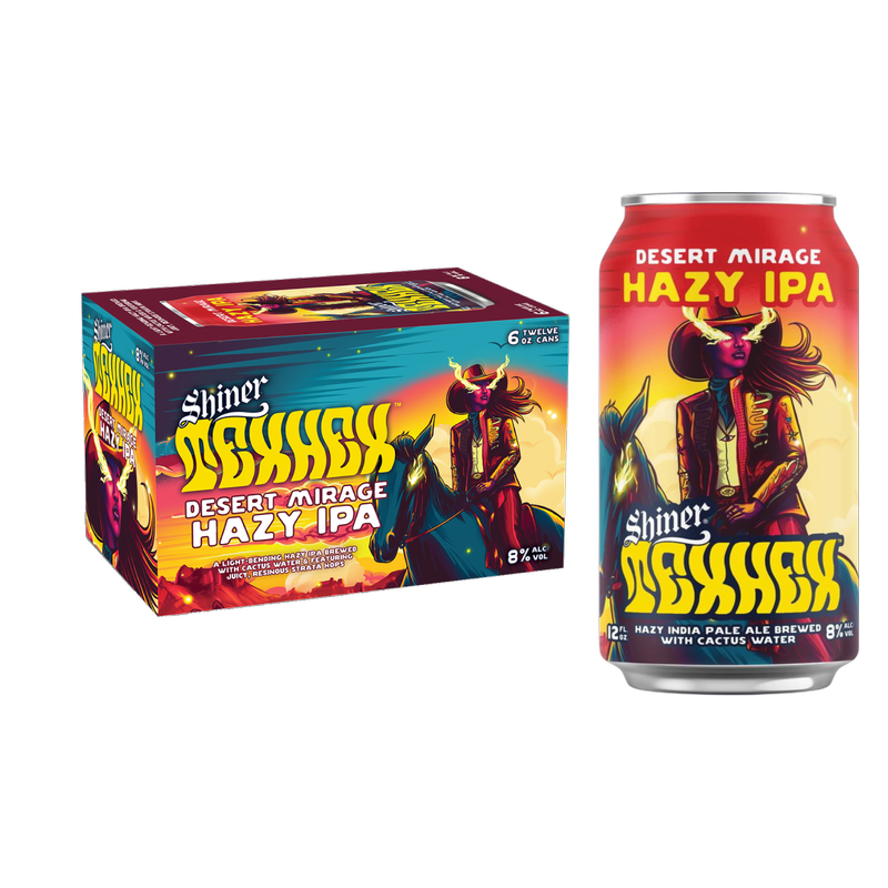Shiner Texhex Desert Mirage Hazy IPA 6pk 12oz Can 6% ABV