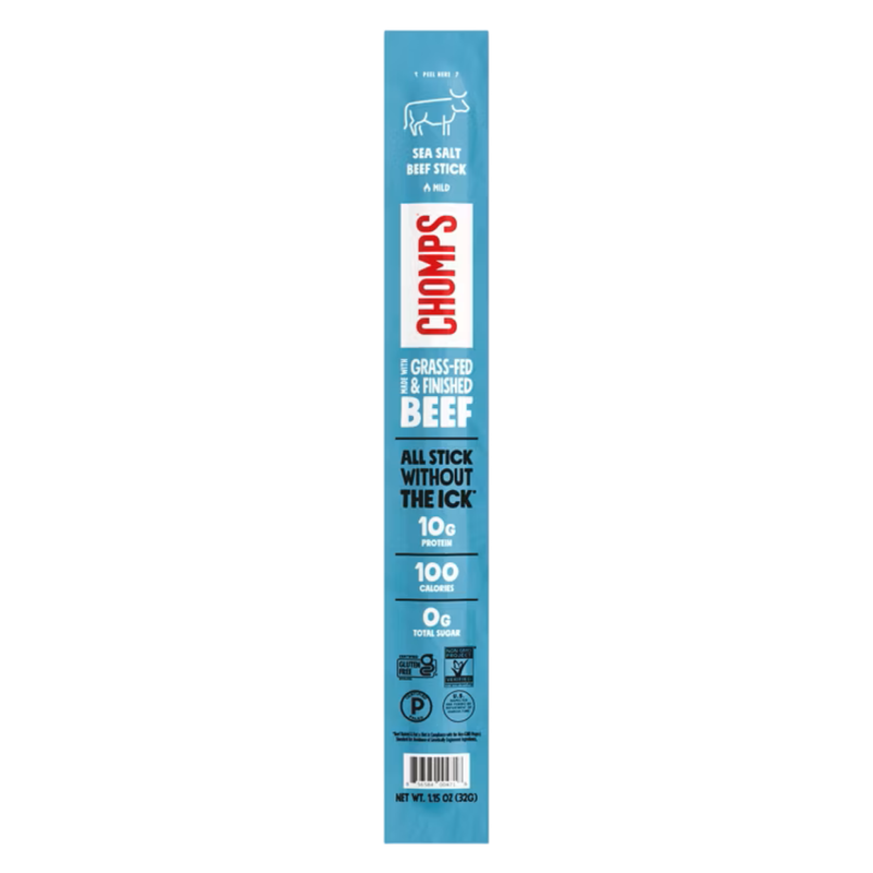Chomps Sea Salt Beef Stick, 1.15oz