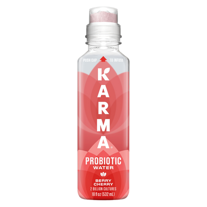 Karma Berry Cherry Probiotic Water 18oz Btl