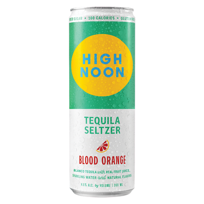 High Noon Blood Orange Tequila Seltzer 4pk 12oz Cans