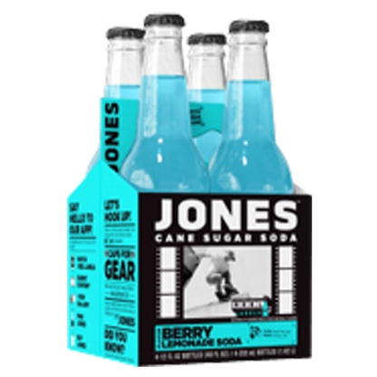 Jones Berry Lemonade Soda 4pk 12oz Glass Bottle