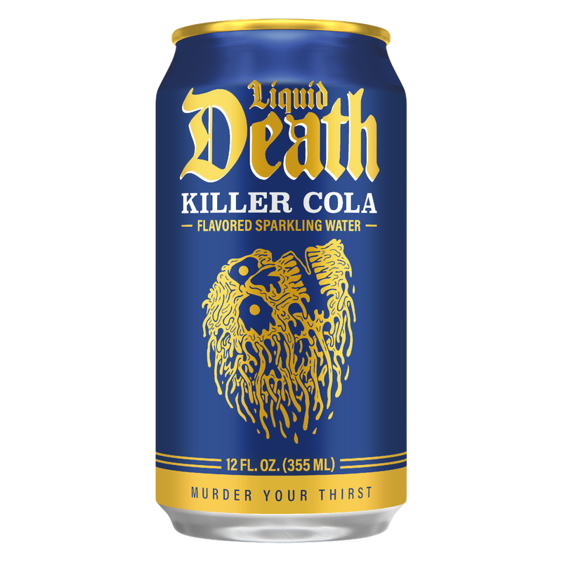 Liquid Death Killer Cola Sparkling Water 6pk 12oz Can
