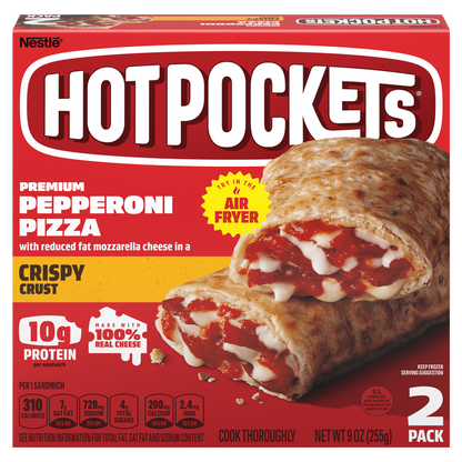 Hot Pockets Crispy Crust Pepperoni Pizza 2ct 9oz