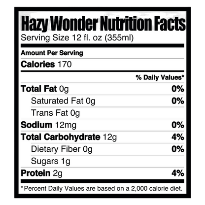 Lagunitas Hazy Wonder Ale, 12 Pack, 12 fl. oz. Cans