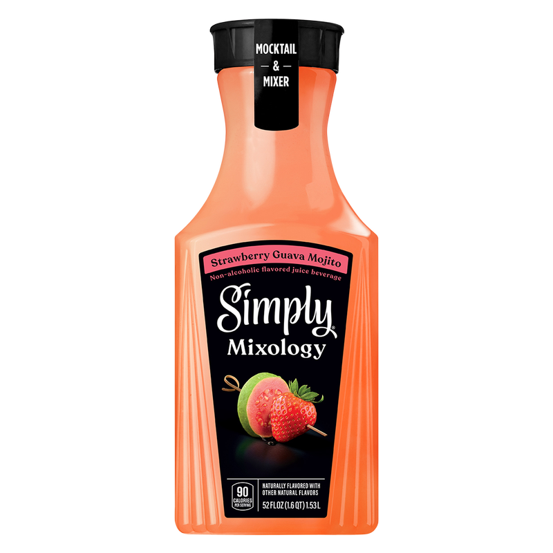 Simply Mixology Strawberry & Guava Mojito 52oz Btl