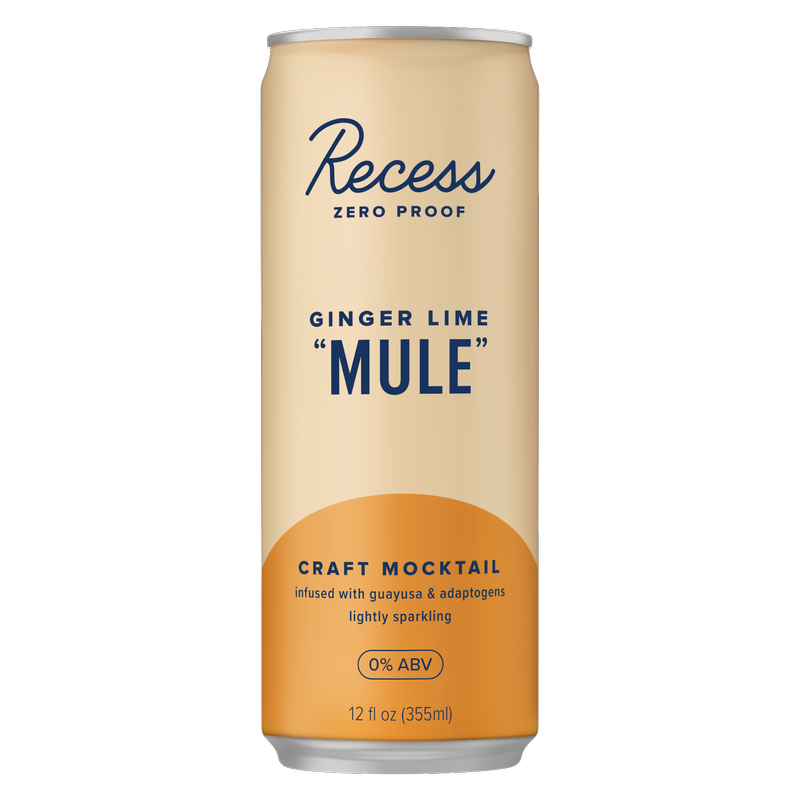 Recess Ginger Lime Mule Mocktail 4pk 12oz Can