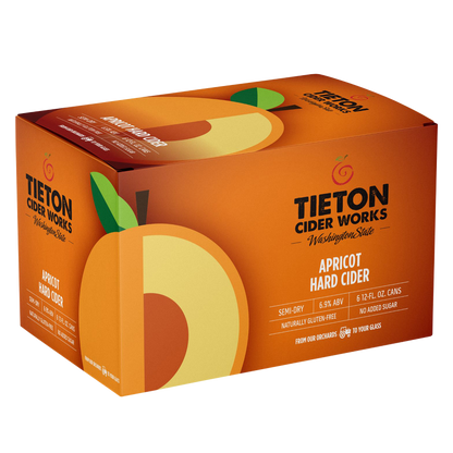 Tieton Cider Works Apricot Cider 6pk 12oz Can