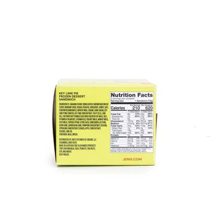 Jeni's Key Lime Pie Frozen Dessert Sandwiches 3ct