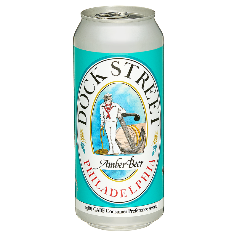Dock Street Amber Pale Ale 4pk 16oz Can 5.0% ABV