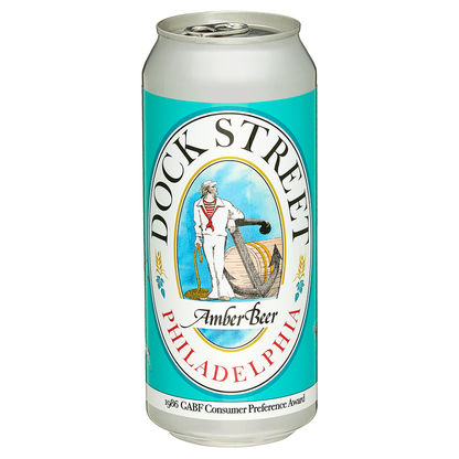 Dock Street Amber Pale Ale 4pk 16oz Can 5.0% ABV