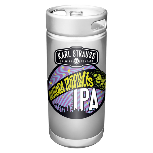 Karl Strauss Brewing Aurora Hoppyalis IPA 5.2 Gal Keg