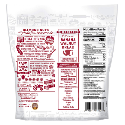 Diamond Shelled Walnuts, 10oz.