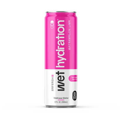 Wet Hydration Watermelon Lime Water 12oz Can