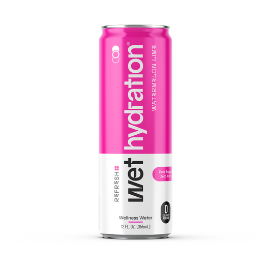Wet Hydration Watermelon Lime Water 12oz Can