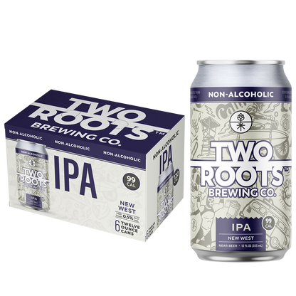 Two Roots Brewing New West IPA Non-Alcoholic 6pk 12oz Can