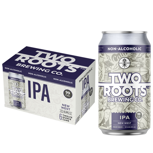 Two Roots Brewing New West IPA Non-Alcoholic 6pk 12oz Can