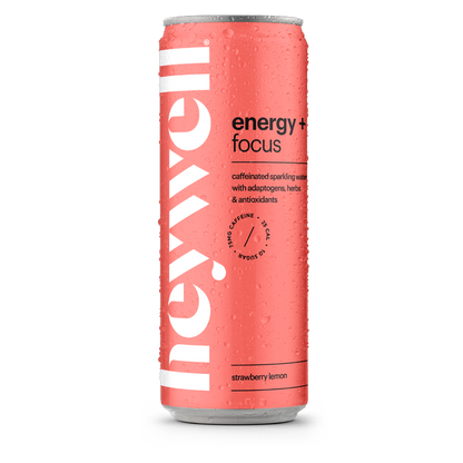 Heywell Energy + Focus Sparkling Strawberry Lemon 12oz Can