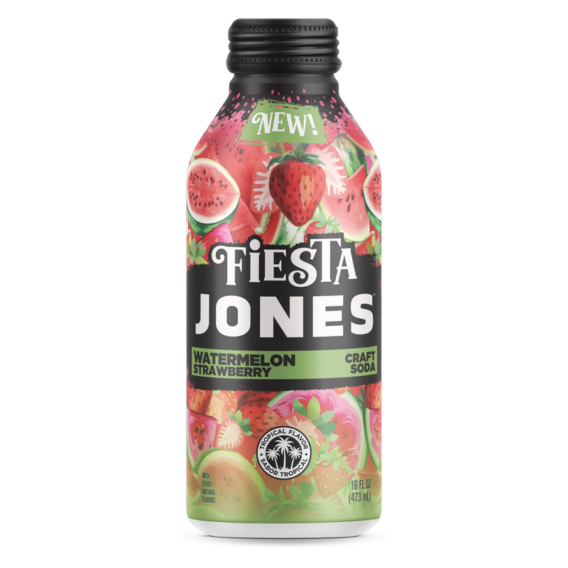 Jones Fiesta Strawberry Watermelon 16oz Can