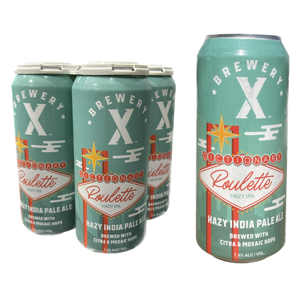 Brewery X Dictionary Roulette Hazy IPA 4pk 16oz Can