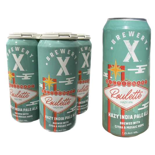 Brewery X Dictionary Roulette Hazy IPA 4pk 16oz Can