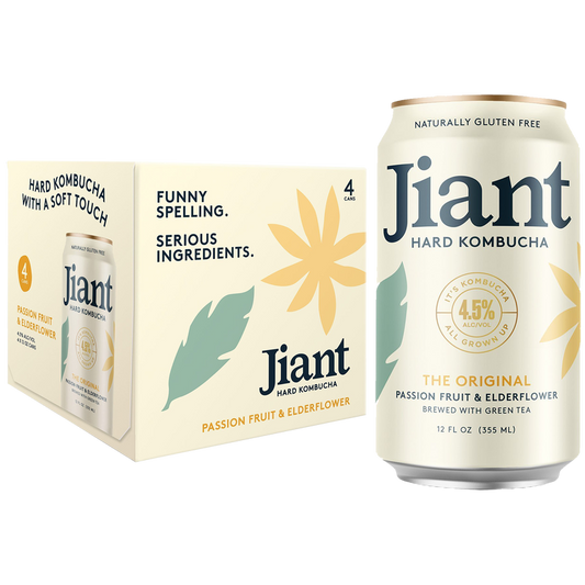 Jiant Original Hard Kombucha 4pk 12oz can 4.5% ABV