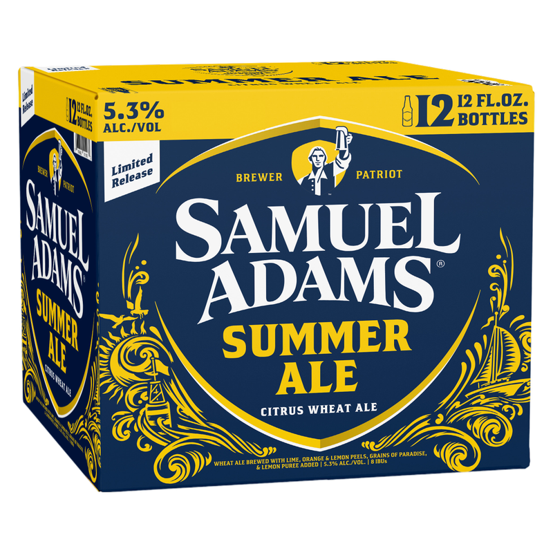 Sam Adams Seasonal Ale 12pk 12oz Bottle 5.3% ABV
