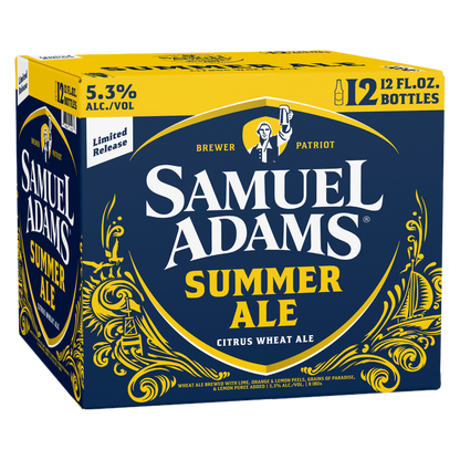 Sam Adams Seasonal Ale 12pk 12oz Bottle 5.3% ABV
