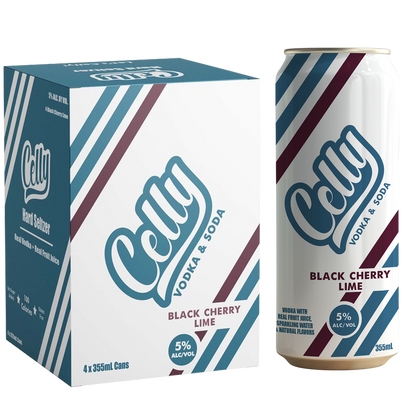 Celly Black Cherry Lime 4pk 10z (10 Proof)