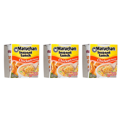 Maruchan Instant Lunch Chicken Flavored Ramen Noodle Soup Bundle