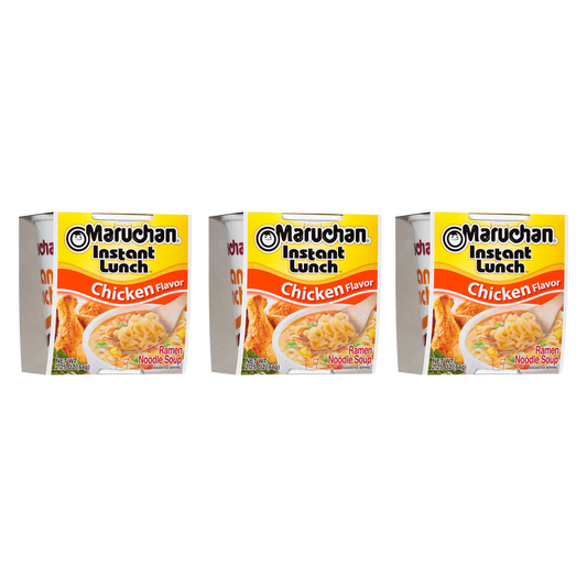 Maruchan Instant Lunch Chicken Flavored Ramen Noodle Soup Bundle