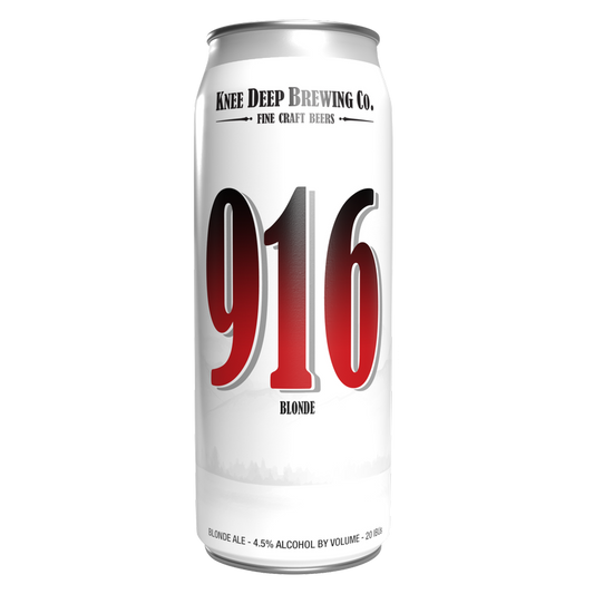 Knee Deep 916 Blonde Ale 19.2oz Can