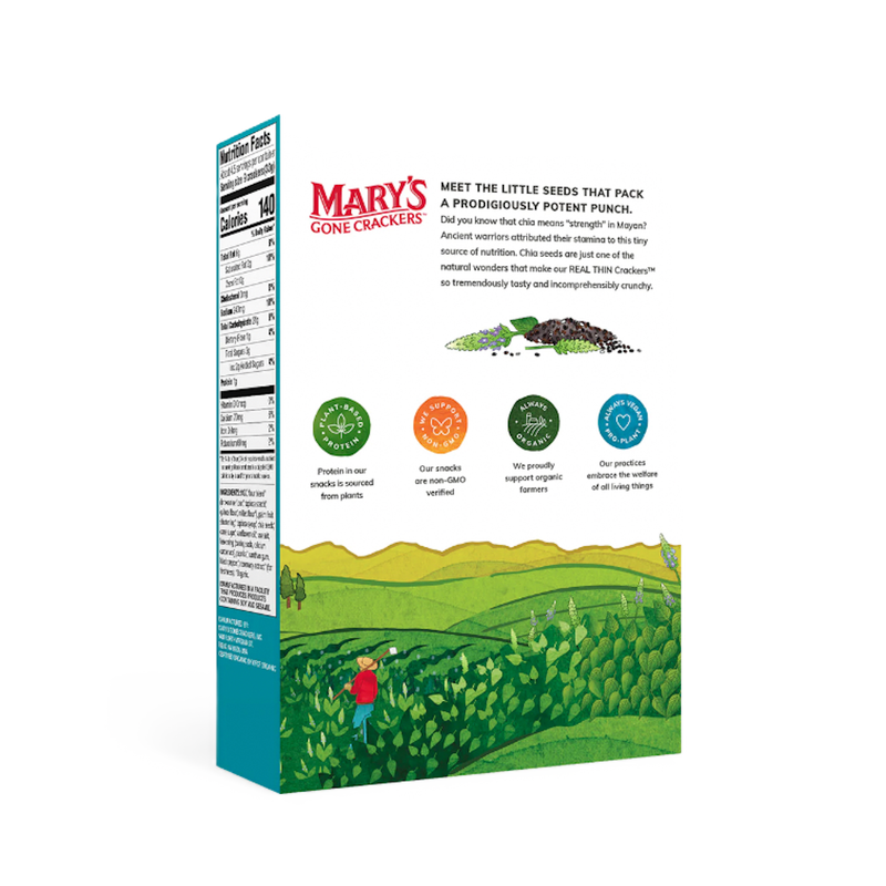 Mary's Gone Crackers Organic & Gluten Free Sea Salt Real Thin Crackers 5oz