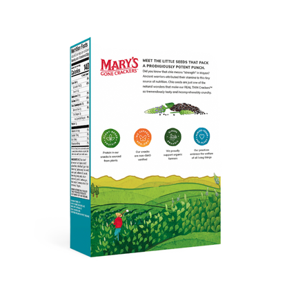 Mary's Gone Crackers Organic & Gluten Free Sea Salt Real Thin Crackers 5oz