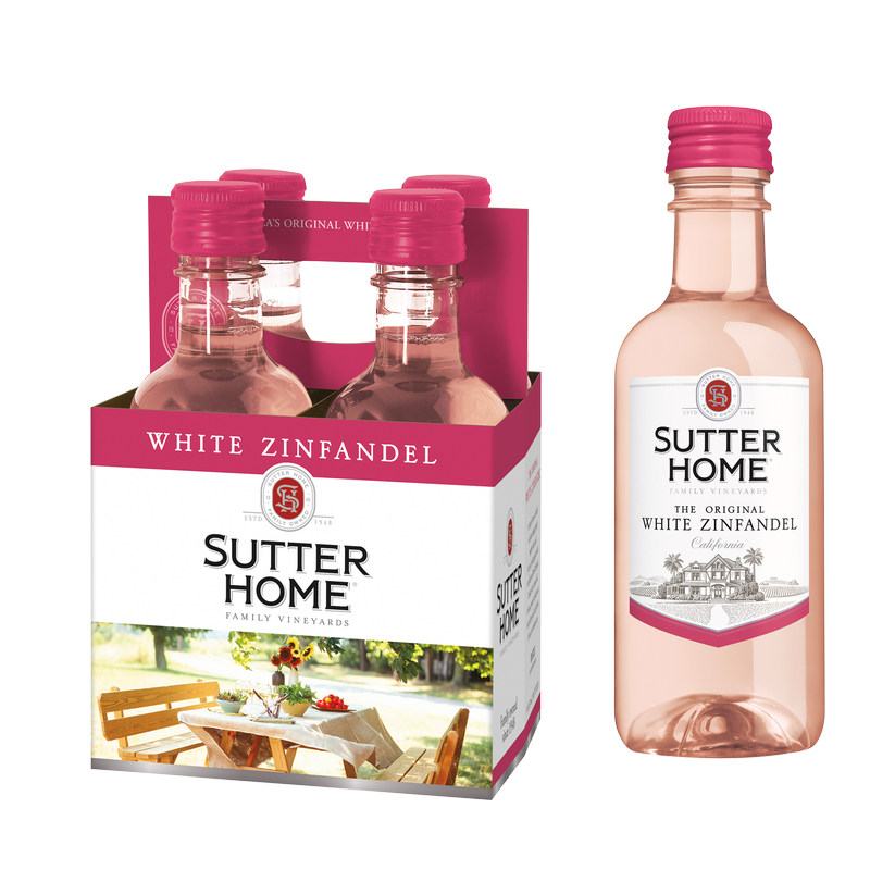 Sutter Home White Zinfandel 4pk 187ml