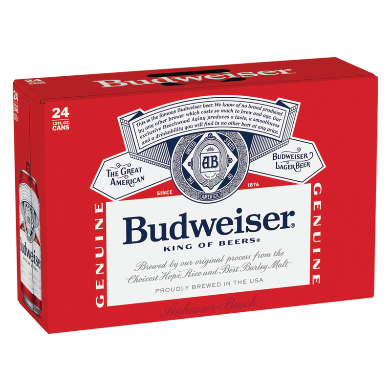 Budweiser 24pk 12oz Can 5.0% ABV