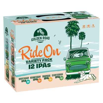 Golden Ride Ride On Variety Pack (12PKC 12OZ) (12PKC 12 OZ)