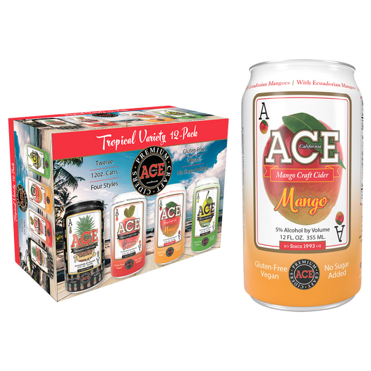 Ace Cider Tropical Variety 12pk 12oz Can 5.0% ABV