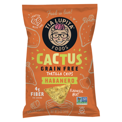 Tia Lupita Cactus Chips Habanero 5oz