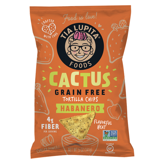 Tia Lupita Cactus Chips Habanero 5oz