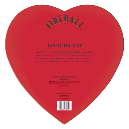 Fireball Cinnamon Whiskey Heart Gift Pack 10pk 50ml