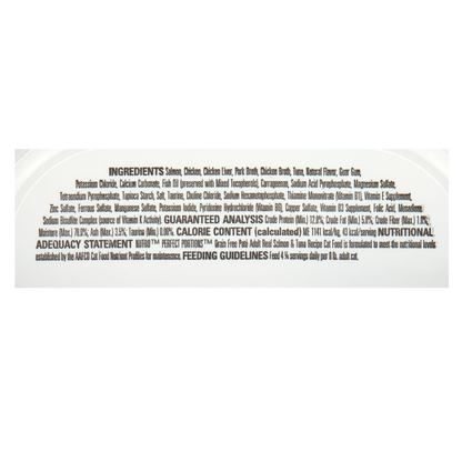 Nutro Perfect Portions Trays Grain-Free Pate Salmon & Tuna Recipe Wet Cat Food 2.6oz