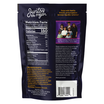 Siete Chocolate Chip Cookie, 4.5oz