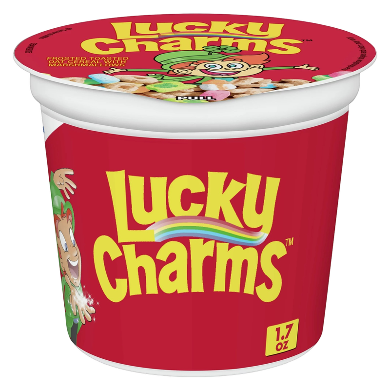 General Mills Lucky Charms Cereal Cup, 1.7 oz