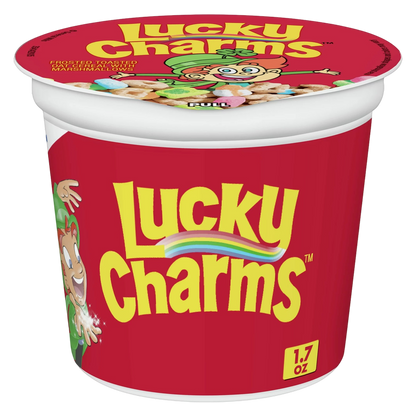 General Mills Lucky Charms Cereal Cup, 1.7 oz