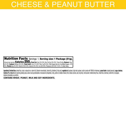 Keebler® Cheese Crackers with Peanut Butter, 1.8 oz