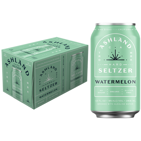 Ashland Hard Seltzer Watermelon 6pk 12oz Can 5.0% ABV