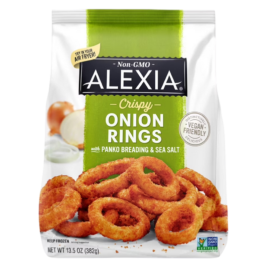 Alexia Non GMO Crispy Onion Rings, Panko Breading and Sea Salt, 11oz