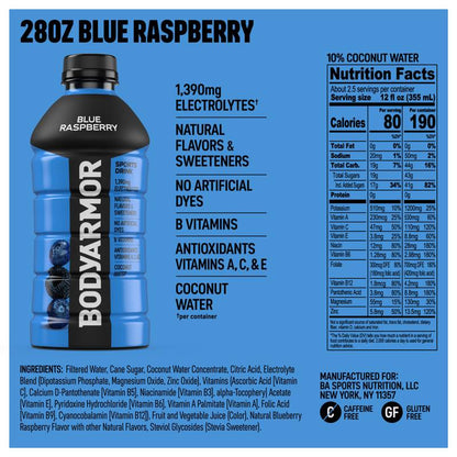 BODYARMOR Sports Drink Blue Raspberry 28oz Btl