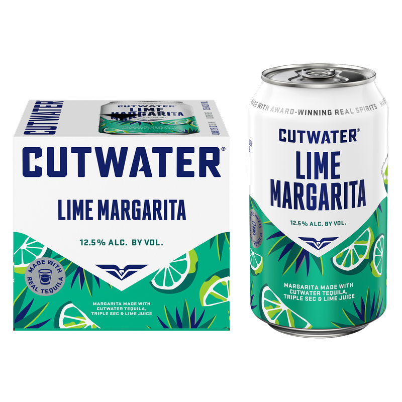 Cutwater Tequila Lime Margarita 4pk 12oz Cans 12.5% ABV