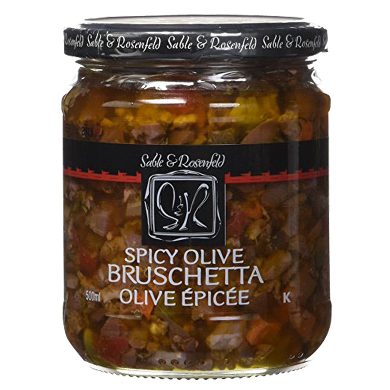 Sable & Rosenfeld Olive Spicy Bruschetta New 16oz